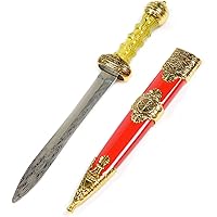 Gladius – römisches Schwert, Brieföffner mit Scheide, 26,5 cm lang, Miniatur-Gladiatorenschwert, Geschenk und…