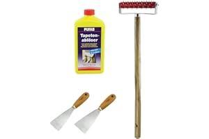 Malerversand SET: Pufas Tapetenablöser + Stachelwalze + Malerpachtel 40mm + 70mm
