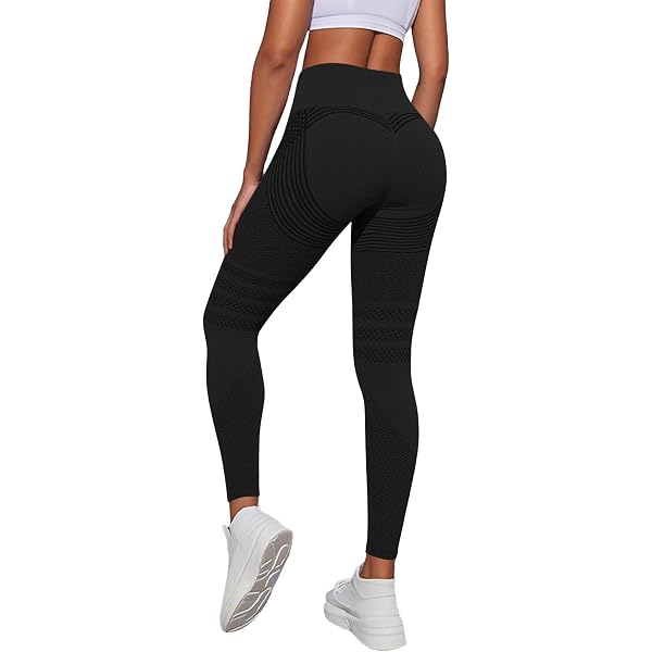 Legging Femme Compression 3D Plumi - Taille Haute Anti-cellulite, Sans Coutures - Pour Yoga, Fitness, Sport - Opaque Et Respirant