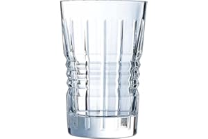 Cristal d'Arques - Collection Rendez-Vous - Lot de 4 Verres à Eau 36 cl en Kwarx - Transparence et Brillance Exceptionnelles et Durables - Solidité Supérieure - Sans Plomb - Fabriqué en France