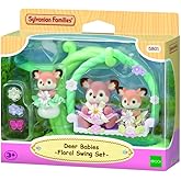 Epoch, Geyik Bebeklerin &Ccedil;i&ccedil;ekli Salıncak Seti, Sylvanian Families
