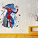 AMAZING HUGE SPIDERMAN Wall Stickers Boys Kids Bedroom Mural Art Wallpaper Decal