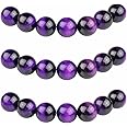 MJDCB Round Stone Beads 8mm Purple Tiger Eye Stone Loose Gemstone Beads for Jewelry Making Bracelet Necklace 43pcs
