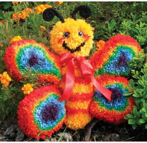 MCG Textiles Huggables Animal Butterfly Latch Hook Kit by Huggables Animal
