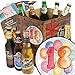 Produktbild 18 Zahl Aquarell | Bier Geschenk | Biere aus aller Welt | 18 Zahl Aquarell | Biere der Welt | 18 Jubiläum Geschenk | GRATIS 6 Geschenk Karten + Umschläge, Bier-Bewertungsbogen + 3 Urkunden