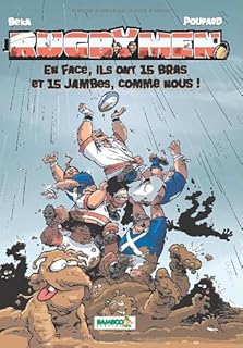 jaquette livre Les Rugbymen T8: En face, ils ont 15 bras et 15 jambes, comme nous !