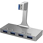 SABRENT Hub USB 3.2 Gen 1, Ciabatta multipresa USB per iMac, Sdoppiatore USB, 4 Porte, Splitter USB 4 porte, progettato esclu