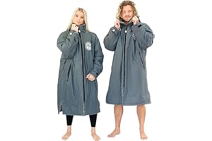 fatstick Fatwrap Outdoor Changing Robe - Ideal for SUP Paddle Boarding, Swimming, Beach & Surfing - Waterproof Outer Lining with Sherpa Fleece Inner