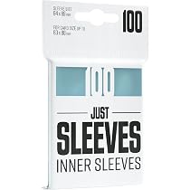 Gamegenic | Prime sleeves | 50 protège-cartes | Transparent | Aspect brillant | Grand carré 82x82mm | Color Code : Lime | Jeu de société | Accessoire