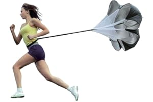 Romote Speed ​​Chute Résistance Parachute Physport 56 Pouces Courir en Parachute pour Maximize accélération Puissance Vitesse par la Formation et la résistance survitesse