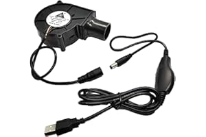 Carpango BBQ-Ventilator, Luftgebläse, 12 V, Grillventilator, Outdoor-Kochkohlegebläse, tragbares Grill-Luftgebläse