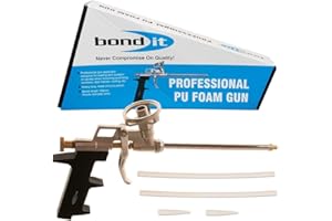 TRULY PVC SUPPLIES Bond-It Professional PU Foam Gun Pistolet pour mousse expansive en polyuréthane En métal