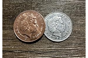 QUICK PICK MAGIC COIN UNIQUE 10p-2p MAGIC TRICK [MAGIC VANISHING 10p COIN] Age 14+