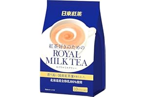日東紅茶 Nitto Royal Milk Tea Instant-Milchtee, japanische schwarze Teeblätter und Hokkaido-Milch, 10 Sticks x 4 Packungen