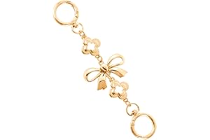 TUCNOEU Purse Extender Chain Bow Pattern Metal Bag Extender Bag Extender Chain Replacement Bag Chains Purse Accessories for Handbags Purses