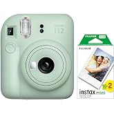 Instax Mini 12 Green Camera And 20's Mini Movie