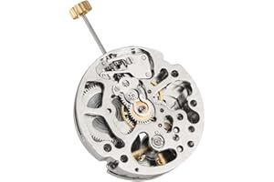 UMIBUDS BABOS Mouvement mécanique automatique pour montre à 3 broches, Argenté.