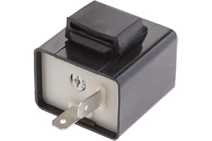 Dolity Relais à Clignotant LED Ampoule Flasher pour Moto 12V 2 Broche Relay Motocyclette Pièce