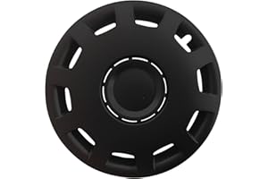 ‎AUTOTEPPICH STYLERS Autoteppich Stylers (Farbe & Größe wählbar) 16 Zoll Radkappen Granit Schwarz passend für Fast alle gängingen Fahrzeuge (universal)