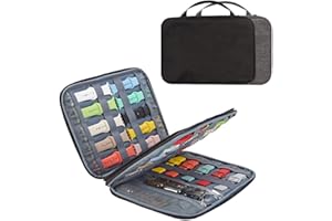 Amazon Brand - Eono 35 pasków do zegarka, rozszerzalny pasek do zegarka, organizer do zegarka podróżnego, paski do przenoszenia, etui kompatybilne z iWatch dla kobiet, mężczyzn, pasków i akcesoriów (XL, czarny)