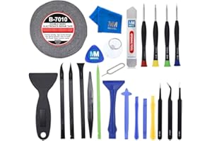 MMOBIEL 24 In 1 Reparatur Werkzeug Tool Kit für Smartphones und Feinmechanik inkl. Klebeband Schraubenzieher Set