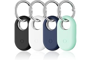 NEUTYPECHIC Custodia con portachiavi per Samsung Galaxy SmartTag 2, 4 pezzi, in silicone morbido, anti-graffio, antiurto