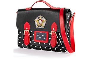 BB Designs Europe Unisex-Adult Betty Boop - Police Patrol Satchel Bag Top-Handle Bag Black (Black)