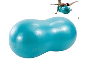Physioworx Peanut Ball x 50cm Peanut Ball – Anti Burst for Exercise, Sensory Kids, Fitness, Yoga and Flexible Seating - Pump Sold Separately