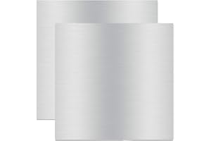 SENENQU Set di 2 piastre in alluminio da 3 mm, piastra in alluminio da 3 mm, 300 mm x 300 mm, lamiera di alluminio da 3 mm, con pellicola protettiva, piastra piatta in lega di alluminio color argento