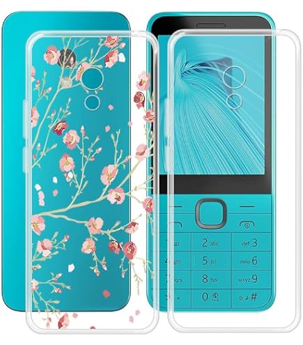 Handyhülle + Display-Schutz Für Nokia 235 4G 2024 – Transparent, Stoßfest, Mit 9H Gehärtetem Glas