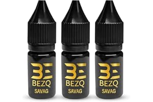 (Pack of 3) * 10ml Oil Refill Scent SAVAG | Car Perfume, Air Freshener - Suitable for CAR Diffuser | USB diffusers |Candle Scented Making Wax Melts Diffuser Reed Car Refill Bottle Drop by BEZQ