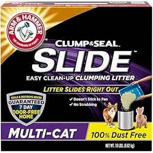 Arm & Hammer Multi-Cat Slide Easy Clean-Up Litter, 19 Lbs