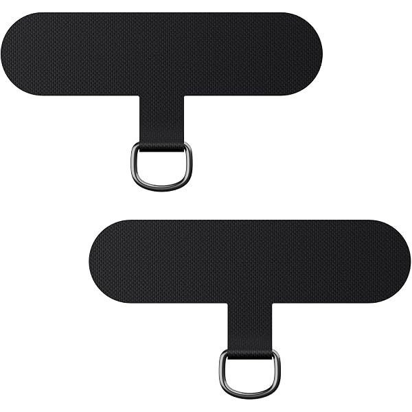 Lot De 2 Attaches Métalliques Pour Cordon De Téléphone - Universel, En Acier Inox, Se Glisse Sous La Coque - Permet D'attacher Une Dragonne Ou Sangle