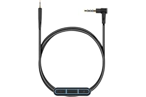 kwmobile Kabel do słuchawek Bose QuietComfort 35 / 35II / 25 / QC25 / QC35 II / QC35 / On-Ear 2 / OE2 / OE2i / SoundTrue - kabel zamienny 150 cm mikrofon regulator głośności - jack 3,5 mm