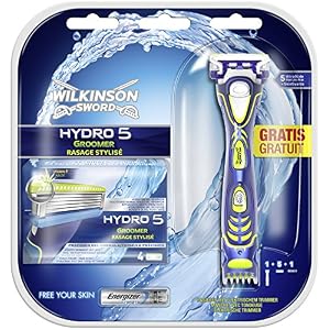 Wilkinson Sword Hydro 5 Groomer Economy Pack, 5 Blades Plus Razor