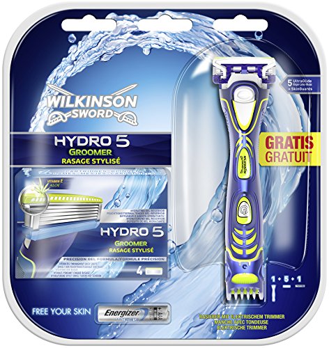 Wilkinson Sword Hydro 5 Groomer Economy Pack, 5 Blades Plus Razor