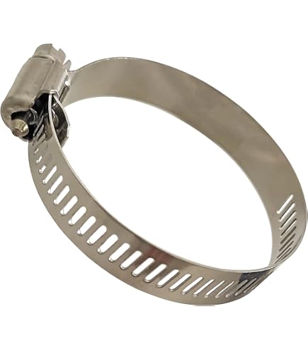 Merriway BH03447 Schlauchclip 25–35 Mm, Weiß, 2 Stück – Praktisch Für Garten, Auto & Haushalt