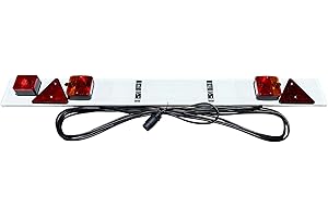 AWD Lichtleiste Kunststoff für Anhänger - Länge 137 cm - 8 Meter HauptKabel -