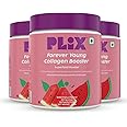 PLIX - THE PLANT FIX Collagen Supplement Powder to support Skin Elasticity,Firmness & Youthful Glow|100% Plant-based with Hyaluronic Acid & Vitamin C|For Unisex|Watermelon Flavour,Pack of 3,930 grams