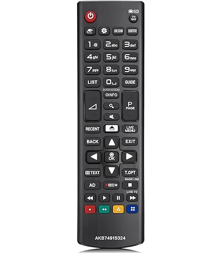 VINABTY AKB73715603 Telecomando Sostituito Adatto Per LG LED TV 42LA615V-ZF 42LA616V-ZG 47LA613S-ZA 47LA613V-ZA 47LA6130-ZB 47LA6134-ZB 47LA6136-ZB 47LA613S-ZB 39LN542V-ZD 42LN5400-ZA