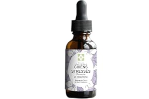CONSEIL FLEUR DE BACH Mélange Fleurs de Bach"Chien stressé", Réconforter rapidement votre chien.Ceci est un anti stress naturel pour son quotidien.(10ML)