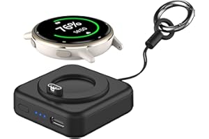 PHELINTA Portable Charger for Garmin Watch, 1200mAh Charger for Garmin Vivoactive 6 5, Fenix 8 7X 6, Venu 3s 3 2, Instinct 3 2, Forerunner 165 265 965, Approach S70 S62 S50 S44, Epix Pro 2, Tactix 8 7, Enduro