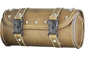 YHMTIVTU Motorrad-Lenkertasche Werkzeugtasche PU Leder Fit für K Bag Fit für Harley Yamaha Suzuki