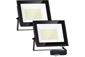 Aigostar Faretto LED da Esterno 50W 4300LM, Faretti LED Esterno Impermeabile IP65, 6500K Bianca Fredda, per Giardino, Cortile, Garage, Pareti