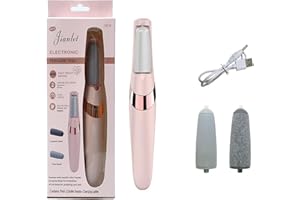 VIMAZ Portable Electric Foot File Hard Skin Remover, 2025 New Rechargeable Foot Wand, Waterproof, for Treating Dry Cracked Heels, Calluses and Dead Skin
