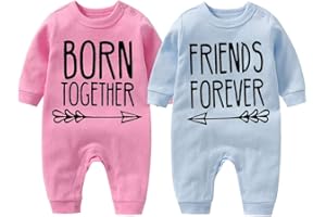 culbutomind Dziecięce śpioszki, body dla chłopców i dziewczynek, najlepsi przyjaciele na zawsze, zabawny prezent dla dziecka, zabawna odzież dla niemowląt