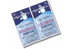 AQUASPARKLE Immerse Cartridge Filter Cleaner 2x 50g sachets