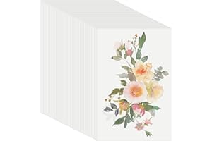 DRUFOFUL 150 Feuilles Papier Aquarelle A6 Kit,300 g/m² Papier Aquarelle Coton Papier Vierge Blanc Fait Main,10,2x15,2cm Watercolor Paper Feuille Aquarelle Dessin, pour Adultes, Enfants Étudiants, Rtistes