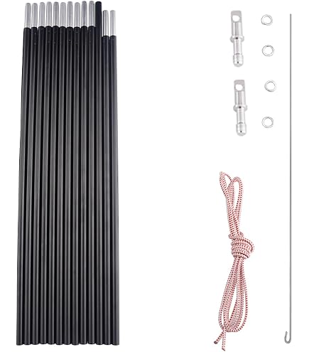 KONTONTY Zeltverbinder-Set – 24 Stück, Robust & Flexibel Für Pavillons & Gewächshäuser
