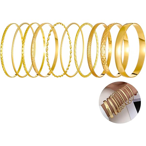 Diamday 6 stuks armband bovenaan, minimalistisch, eenvoudige spoel, armband voor dames, zilver en goud, verstelbaar, één maat, ijzer
